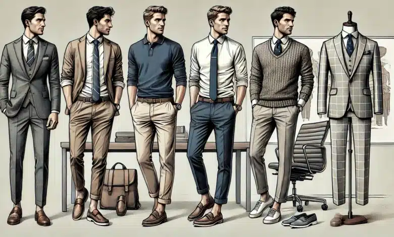 business casual men