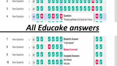 all educake answers