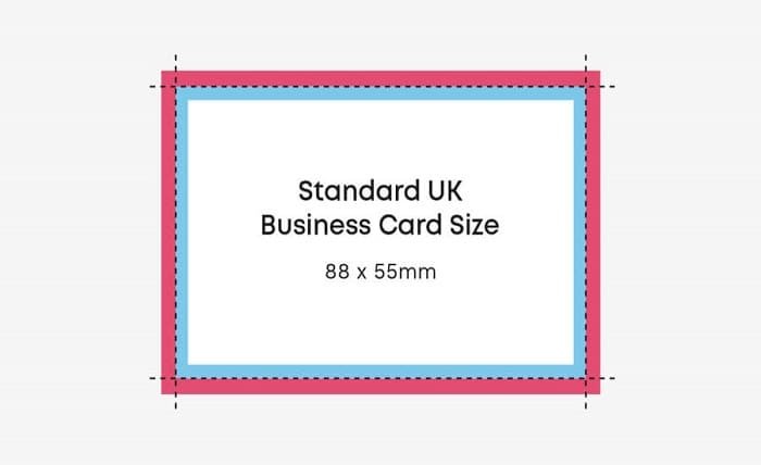 business card size